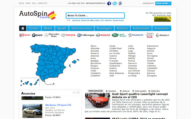 Vanzari Auto vehicule Spania